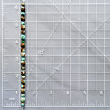 Sky Blue Number 8 Turquoise Smooth Nugget Beads Dimensions