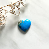 Large Sky Blue Heart Ithaca Peak Turquoise Background