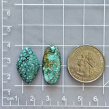 Large Sky Blue Mixed Mixed Turquoise, Set of 2 Dimensions