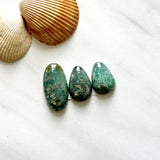 Medium Sea Green Mixed Broken Arrow Variscite, Set of 3 Background