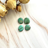 Small Sea Green Freeform Kingman Turquoise, Set of 4 Background
