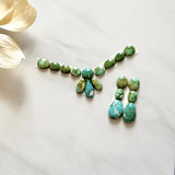 Small Lime Green Mixed Sonoran Gold Turquoise, Set of 18 Background
