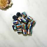 Mixed Inlay Turquoise Freeform Beads