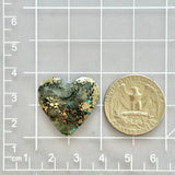 Large Sky Blue Heart Ithaca Peak Turquoise Dimensions