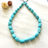 Sky Blue Sleeping Beauty Turquoise Nugget Beads Background