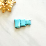Small Sky Blue Mixed Yungai Turquoise, Set of 3 Background