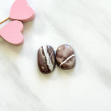 Large Red Mixed White Buffalo Dolomite, Set of 2 Background