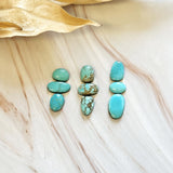 Small Sky Blue Mixed Mixed Turquoise, Set of 9 Background