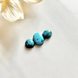 Small Sky Blue Freeform Kingman Turquoise, Set of 3 Background