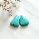 Large Sky Blue Triangle Number 8 Turquoise, Set of 2 Background
