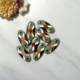 10x24mm Surfboard Inlay, Set of 2