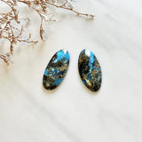 Large Ocean Blue Surfboard Ithaca Peak Turquoise, Set of 2 Background