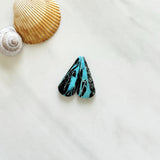 Large Sky Blue Teardrop Yungai Turquoise, Set of 2 Background