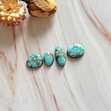 Small Sky Blue Mixed Pilot Mountain Turquoise, Set of 4 Background