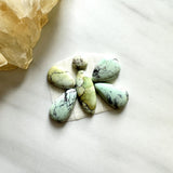 Small Mixed Mixed Mixed Turquoise, Set of 7 Background