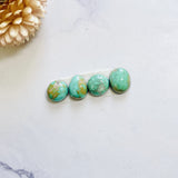 Small Mint Green Mixed Carico Lake Turquoise, Set of 4 Background