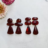 Medium Red Mixed Rosarita, Set of 12 Background