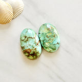 Mint Green Treasure Mountain Turquoise Round Beads Background