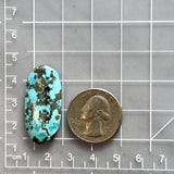 Large Sky Blue Oval Ithaca Peak Turquoise Dimensions