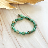 Sea Green Fox Turquoise Nugget Beads Background