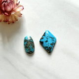 Large Sky Blue Mixed Ithaca Peak Turquoise, Set of 2 Background