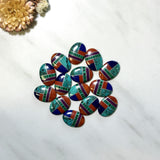 13x18mm Oval Inlay, Set of 2