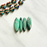 Large Mint Green Square Crescent Lake Variscite, Set of 4 Background