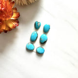 Small Sky Blue Mixed Kingman Turquoise, Set of 6 Background
