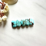 Small Sky Blue Cushion Sand Hill Turquoise, Set of 5 Background