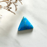 Large Sky Blue Triangle Ithaca Peak Turquoise Background