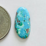 L20 x W10 x H4 Sky Blue Freeform Bisbee Turquoise Dimensions