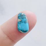 L15 x W9 x H4 Sky Blue Freeform Bisbee Turquoise Background