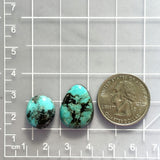 Medium Sky Blue Mixed Yungai Turquoise, Set of 2 Dimensions