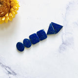 Small Deep Blue Mixed Lapis Lazuli, Set of 6 Background