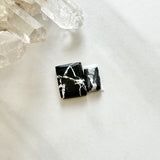 Small Black Bar White Buffalo Dolomite, Set of 2 Background