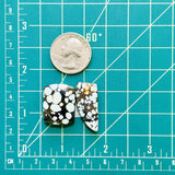 Large Sky Blue Mixed Yungai Turquoise, Set of 2 Dimensions