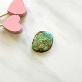 Large Sea Green Freeform Royston Turquoise Background