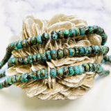 Fox Turquoise Rondelle Beads