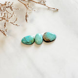 Small Sky Blue Mixed Royston Turquoise, Set of 3 Background