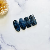 Large Deep Blue Mixed Pietersite Quartz, Set of 4 Background