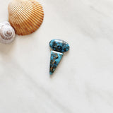 Large Ocean Blue Mixed Ithaca Peak Turquoise, Set of 2 Background