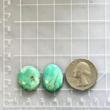 Medium Mint Green Freeform Tyrone Turquoise, Set of 2 Dimensions