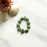 Small Lime Green Mixed Sonoran Lime Turquoise, Set of 10 Background
