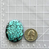 Large Sky Blue Oval Yungai Turquoise Dimensions