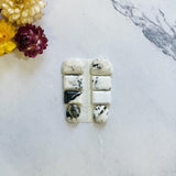 Small White Mixed White Buffalo Dolomite, Set of 8 Background