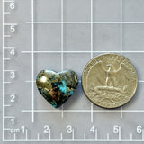 Large Sky Blue Heart Ithaca Peak Turquoise Dimensions
