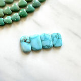 Small Sky Blue Cushion Sonora Turquoise, Set of 4 Background