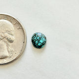 Small Ocean Blue Round Lander Blue Turquoise Dimensions