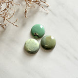 Small Mixed Round Crescent Lake Variscite, Set of 3 Background