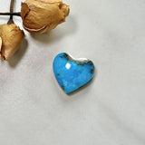 Large Sky Blue Heart Ithaca Peak Turquoise Background